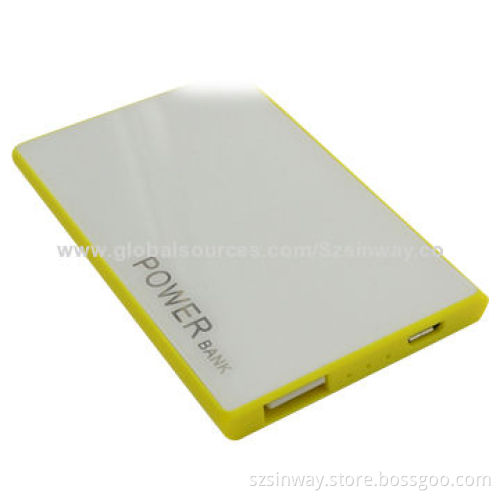 2,200mAh Super Slim Power Charger with Laser Logo, LED & Full Printing
